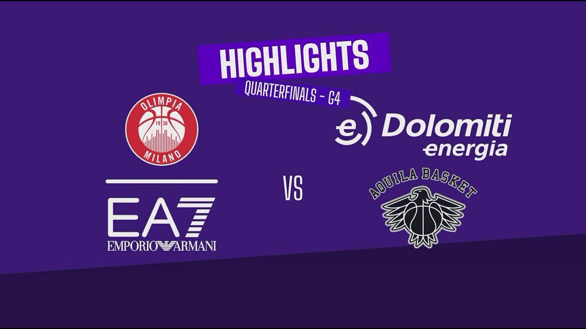 Milano-Trento 89-82: gli highlights (Playoff Gara 4)