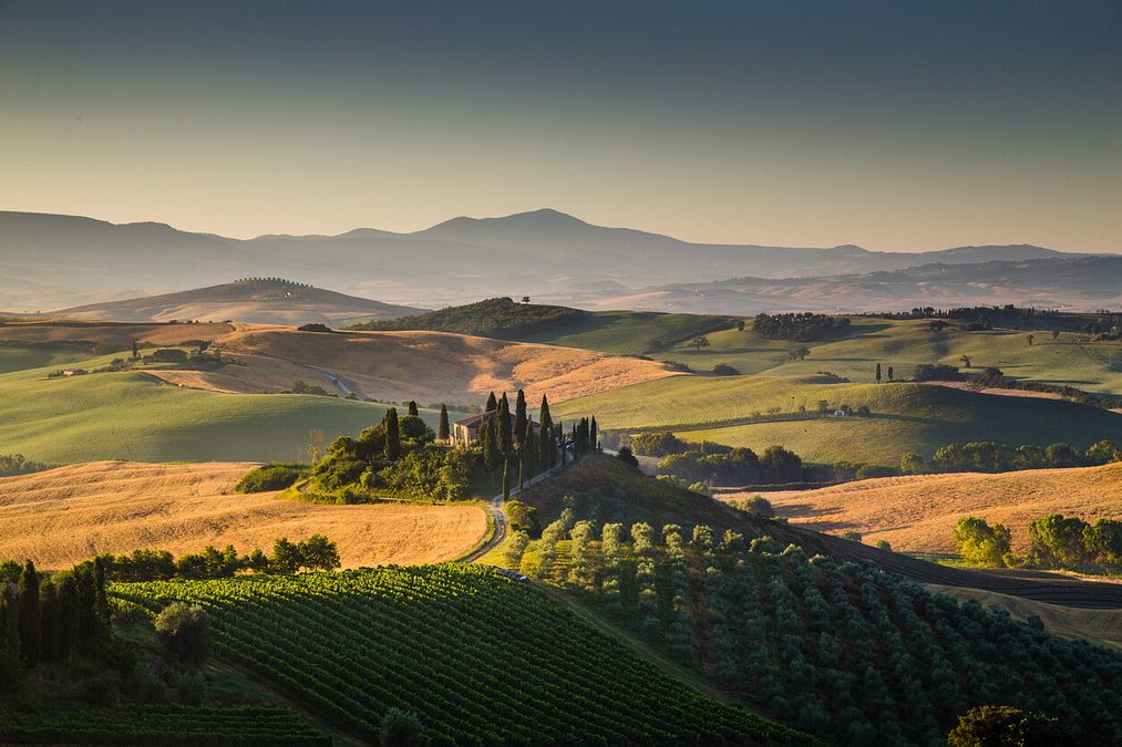 © Istockphoto  | Panorama sulla Val d'Orcia